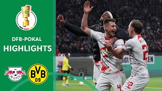 Incredibly strong Leipzig knocks BVB out  RB Leipzig vs Dortmund 20  Highlights  DFBPokal [upl. by Ahsiuqal646]