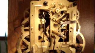 Antique Mantle Clock Movement [upl. by Rehtaeh14]