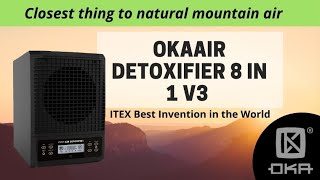 OkaAir Detoxifier 8 in 1 v3  Filter  Purify  Sterilize  Product Video [upl. by Ainez]