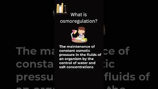 What is osmoregulation Definition of osmoregulation 12 classosmoregulation shorts youtubeshorts [upl. by Giarg]