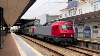 CP 5617  Intercidades saliendo de Aveiro [upl. by Anatnas477]