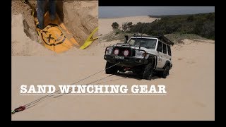 SAND WINCHING GEAR  DEADMAN  BUBBA ROPE  FACTOR 55 [upl. by Carlotta]