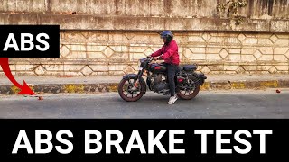 Royal Enfield ABS Test Of BS6 Classic 350 After 1 Year 🔥🔥  KingBullet [upl. by Ellehsat]