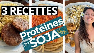 comment préparer les PROTEINES DE SOJA [upl. by Ahsieka]