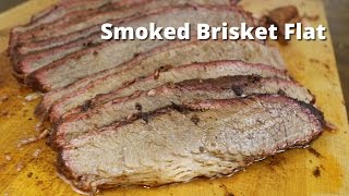 Smoked Brisket Flat  How To Smoke A Beef Brisket Flat on the Big Green Egg [upl. by Anasxor]