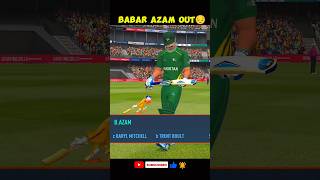 1st ball Babar azam out😔💔BabarAzamStrugglesBabarAzamFailPakistanCricketConcernsytshorts cricket [upl. by Siednarb701]