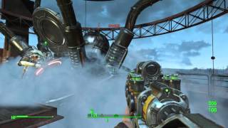 Fallout 4 Destroying The Brotherhood quotAirship Downquot [upl. by Eisler]