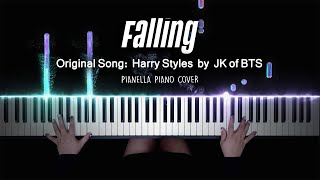 Falling Original Song Harry Styles by JK of BTS  Piano Cover by Pianella Piano [upl. by Annayar]