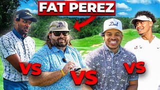 We Challenged Fat Perez to A Stroke Play Match [upl. by Atteram]