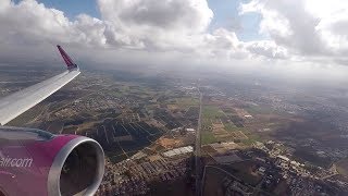 WIZZ AIR Airbus A321 amazing take off from Tel Aviv Ben Gurion airport [upl. by Efron]