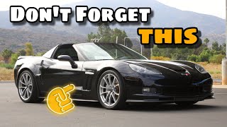 All C6 Corvette Owners Must Do THIS First [upl. by Anailuy]