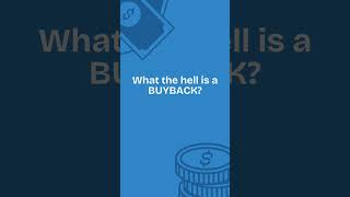 What is a stock BUYBACK [upl. by Harrus314]