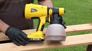 Revolutionary HVLP Cordless Paint Sprayer  Dewalt Battery Powered  Perfect for Home amp DIY Projects [upl. by Irot22]