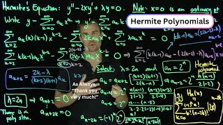 The Hermite Differential Equation and Hermite Polynomials [upl. by Ahsoyem512]