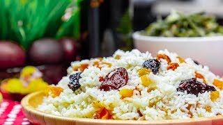 💥 Rice with Dried Apricots Prunes and Raisins Recipe for Easter 🍽️ Ingredients amp Preparation 🔥 [upl. by Eniac]