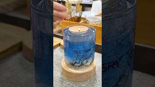 Gel Candle Making 💙 😍🕯️🌊candlemaking candle artandcraft diy crafts smallbusiness shorts [upl. by Navoj]