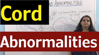 Umbilical Cord Abnormalities 🚺 Morphological variation of Cord 🚺 Nursing Lecture [upl. by Chas]