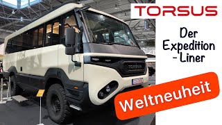 TORSUS LIBERRA Expeditionliner MAN TGM Prototyp Weltpremiere an der Messe Leipzig [upl. by Drahcir554]