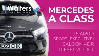 Mercedes A Class 15 A180d Sport Executive Saloon 4dr Diesel 7gdct [upl. by Lerred]