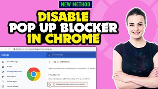 Disable pop up blocker in chrome 2024  Block or allow popups in Chrome [upl. by Leugimsiul1]