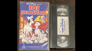 OpeningClosing to 101 Dalmatians 1996 VHS [upl. by Alorac975]