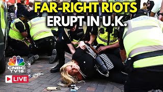 UK Protest LIVE UK Sees Worst Riots in 13 years  Protests In UK Ireland Dozens Arrested  N18G [upl. by Haslett214]