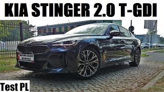 2017 Kia Stinger 20 TGDI 245 KM Test PL [upl. by Massimiliano]