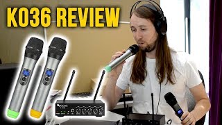 Fifine K036 Wireless Mic System Review [upl. by Little517]