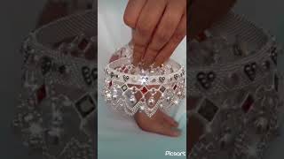 New design silver Payal silver anklet bhojpurisong jewellery viralvideos bridal fashion vlog [upl. by Reave]