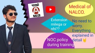 NALCO medical test  Extension  NOC during training  Through GATE  ET  By Raaz  GeniusArc [upl. by Aij]