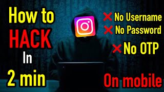 How to hack instagram account in mobile 2024  instagram account hack  instagram [upl. by Nirik]