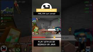 I joined hoobs live on minecraft bedrock HoobsLive minecraft HoobsLive [upl. by Weston585]