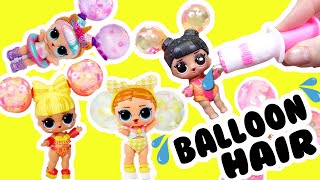 LOL Surprise DIY Water Balloon Surprise Dolls During Vacation Crafts for Kids [upl. by Suneya]