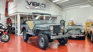 Willys Jeep CJ3A 1953 Fully Restored 2015 in Private Car Collection For Last 7 Years  NOW SOLD [upl. by Panchito]