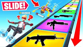 SLIDING For LOOT Game Mode in Fortnite [upl. by Nolram]