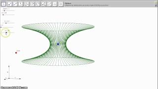 Catenoide in 3D with GeoGebra [upl. by Yaner]