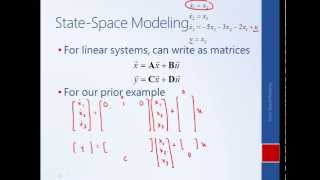 System Dynamics and Control Module 27a  Introduction to StateSpace Modeling [upl. by Eimiaj]