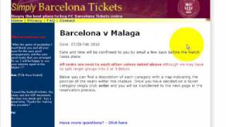 FC Barcelona Tickets from Simply Barcelona Tickets [upl. by Sitnik48]