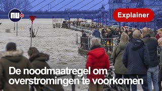 Na extreme waterstanden waar gaat het water naartoe  NUnl  Explainer [upl. by Annol]