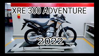 XRE 300 ADVENTURE CINZA FOSCO 2022 DETALHES [upl. by February]