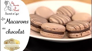 Recette de Macarons chocolat sans thermomètre [upl. by Edmunda]