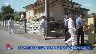 Neonati sepolti i Ris nella villa degli orrori  La Vita in diretta 17092024 [upl. by Ahsinut]