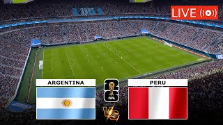 🔴ARGENTINA VS PERU LIVE STREAMING TODAY  FIFA WORLD CUP QUALIFIER CONMEBOL LIVE FULL MATCH [upl. by Siffre53]