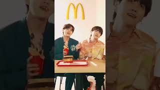 McDonalds feat Daegu boys🥵 Taegi 💗 taegi taehyung minyoongi btsmeal mcdonalds bts korea [upl. by Knowles]