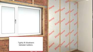 Xtratherm Drylining MF BetweenOver Battens [upl. by Obed930]