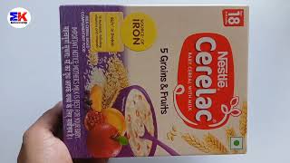 5 Grains and fruits  18 Month Baby Cerelac Powders Wheat Honey Dates  Nestle Cerelac Baby Cereal [upl. by Awhsoj196]