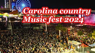 Myrtle Beach sc Carolina country music fest 2024 ccmf [upl. by Dilly]