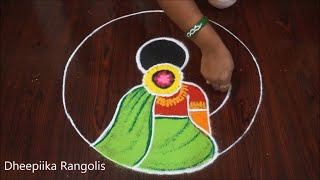 very easy new year rangoli collections 2024  Sankranthi muggulu Pongal nd Maragazhi kolams [upl. by Horodko950]