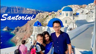 Vacation in Santorini Greece  Oia Fira Firostefani Kamari Beach [upl. by Anifled816]