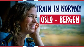 Train in Norway Oslo to Bergen Bergensbanen [upl. by Mailli]